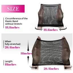 High Quality New Stretchable Elastic Hairnets Fashion Mesh Weaving Wigs Cap For Women Making Wig Tools