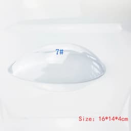 Plastic Head Shell for Half Wig Making Head Plastic Head Capsule for Semi Wig Making Head 3 Size