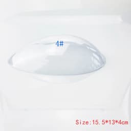 Plastic Head Shell for Half Wig Making Head Plastic Head Capsule for Semi Wig Making Head 3 Size
