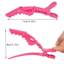 5/10/12/20 Piece Set of Multifunctional Hair Styling Sectioning Clips, Positioning and Partitioning Alligator Clips Suitable for Professional Hairdressers, Women's Hair Clips, Plastic Non-Slip Hair Clips, Professional Hairstyle Clips, Hair Salon Sectioning Clips