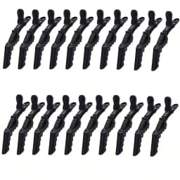 5/10/12/20 Piece Set of Multifunctional Hair Styling Sectioning Clips, Positioning and Partitioning Alligator Clips Suitable for Professional Hairdressers, Women's Hair Clips, Plastic Non-Slip Hair Clips, Professional Hairstyle Clips, Hair Salon Sectioning Clips