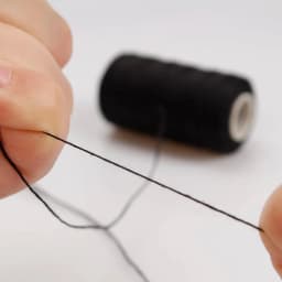3 Rolls Hair Weaving Threads with 10 Pieces Sewing Needle Weaving Threads for Making Wigs Hand Sewing Hair Weft DIY