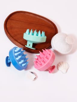 Hair Wash Brush, Silicone Scalp Massage Comb, Soft Body Massage Brush, Beauty and Hairdressing Tool, Special for Real Hair Wigs