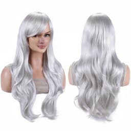 Synthetic Hair Pink Wavy Lolita Cosplay Wig Anime Wigs Yuno Gasai Halloween Costume Krul Tepes Wig for Women