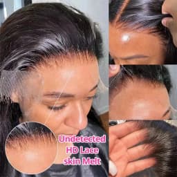 250 Density 100% Human Hair Bone Straight 40 42 Inch 360 Lace Front Wig 13x4 13x6 HD Lace Frontal Wigs Brazilian Black