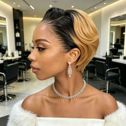 13x4 Lace Front Human Hair Wig Two Tone Honey Blonde & Black Short Straight Bob Wigs 180 Density For Women