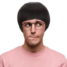 Movie Vector Cosplay Wig Mushroom-shaped Wigs Synthetic Hair Halloween Heat Resistant Wig For Halloween