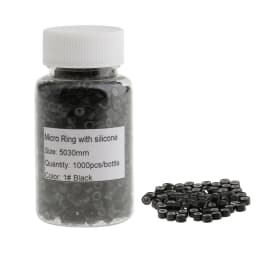 1000pcs Hair Extension Silicone Micro Rings Links Beads Loops Crimp Lot Bulk Hair Extensions Color Ring