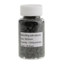 1000pcs Hair Extension Silicone Micro Rings Links Beads Loops Crimp Lot Bulk Hair Extensions Color Ring