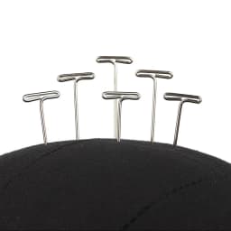 50/100/200Pcs 38MM T Pin Needles Wig Making T Pins for Blocking Knitting T-Pins Stainless Steel