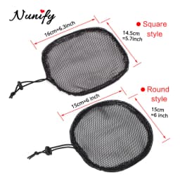 Nunify 1-5Pcs/Lot High Quality Hair Net For Make Ponytail Beautiful Woman Hair Tool Ponytail Afro Bun Wig Caps Hairnets