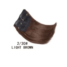 Synthetic 10cm Clip In Hair Extensions Short Straight Topper Invisible Seamless Side Cover Hairpiece Natural Volume Easy Wear