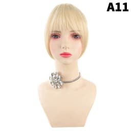 Natural Hair Piece Wig Bangs Synthetic Fluffy Hair Extensions Clip-On Hairpieces for Women Styling Accessories
