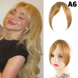 Natural Hair Piece Wig Bangs Synthetic Fluffy Hair Extensions Clip-On Hairpieces for Women Styling Accessories