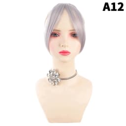 Natural Hair Piece Wig Bangs Synthetic Fluffy Hair Extensions Clip-On Hairpieces for Women Styling Accessories