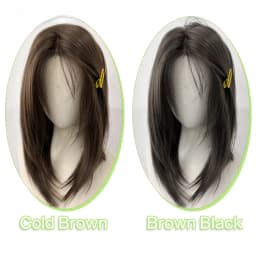 Shoulder Layered Synthetic BOB Wig With Transparent Lace Front Straight Heat Resistant Wig Hair For Women Daily Cosplay Party