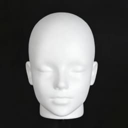 Anime Foam Mannequin Head Stable Lightweight Wig Display Stand for Jewelry Headwear Hat Display Stand Manikin Foam Head Model