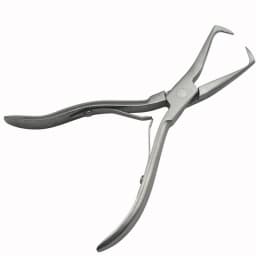 1 PC 5.5 inch Silver Stainless Steel Clamp Hair Extension Plier with Two Hook Keratin Hair Extensions Removal Tools