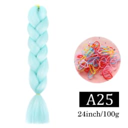 24 Inch Jumbo Braids Extensions Synthetic Braiding Hair Afro Ombre Color kanekalon Hair for Children Braid