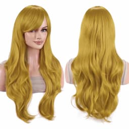 Synthetic Hair Long Wavy Rose Red Starfire Lolita Cosplay Wig Anime Wigs Morgiana Halloween Costume Wig for Girl