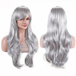 Synthetic Hair Long Wavy Rose Red Starfire Lolita Cosplay Wig Anime Wigs Morgiana Halloween Costume Wig for Girl