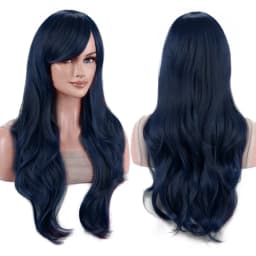 Synthetic Hair Long Wavy Rose Red Starfire Lolita Cosplay Wig Anime Wigs Morgiana Halloween Costume Wig for Girl