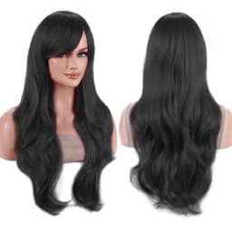 Synthetic Hair Long Wavy Rose Red Starfire Lolita Cosplay Wig Anime Wigs Morgiana Halloween Costume Wig for Girl