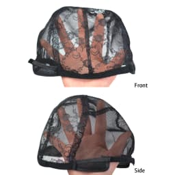 10Pcs Single Lace Wig Cap Breathable Lace Front Wig Base Net Cap Hairnets with Adjustable Band for Wig Making