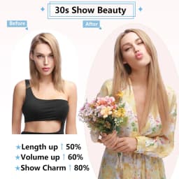 Clip in One Piece Straight 10inches with 5clips Human Hair Extension Brazilian Remy Hairpiece Clip in Hair Extensions Natural