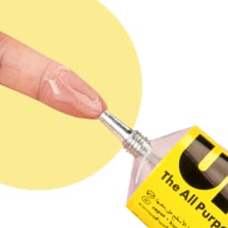 7ml/20ml/35ml/60ml German UHU Soft Clear Glue Strong Adhesive For Wig Lace Fabric Leather Wood Metal Paper Ceramic DIY Craft