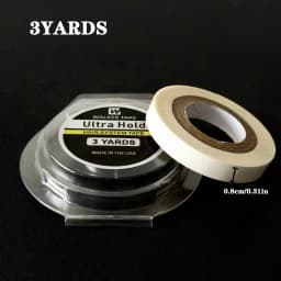 Walker Tape Ultra Hold 3 Yards Adhesive Hair System Tape with 5 Sizes 0.8/1.0/1.27/2/2.54cm Shell Packaged for Wig Toupee