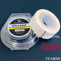 Walker Tape Ultra Hold 3 Yards Adhesive Hair System Tape with 5 Sizes 0.8/1.0/1.27/2/2.54cm Shell Packaged for Wig Toupee