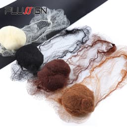 20Pcs Durable Nylon Hair Net For Bun Hair Hair Style Tool Black Beige Brown 5Mm Hair Net For Wigs Mesh Hair Styling Hairnets