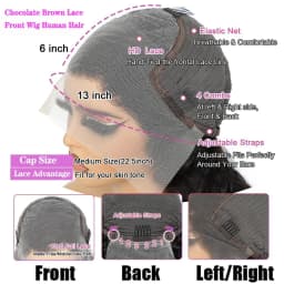 38 40 Inch 250% Density Kinky Curly 13X4 HD Lace Front Ideal Jerry Curly Wave HD Transparent 13x6 Lace Front Wig Brazilian Human Hair Natural Black Curly Wave Wig Pre Plucked With Baby Hair For Women