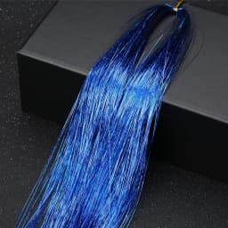 48inch Shiny Sparkle Hair Tinsel Kit Rainbow Women Colorful Glitter Bling Hair Extension Twinkle Hair Dazzles Accessories for
