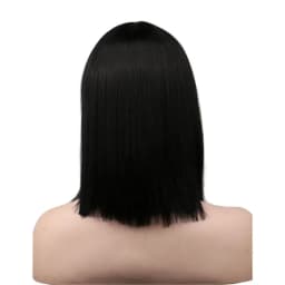 Anime Nico Robin Cosplay Black Cyan Wig Heat Resistant Synthetic Hair Cosplay Wig