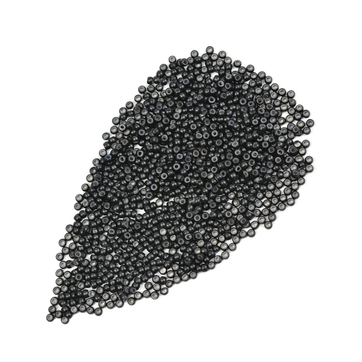 500 Pcs Microring Hair Extensions 3.0X1.5X1.5mm Hair Beads Copper Nano Rings with Silicone Lined Microchip Hair Extensions