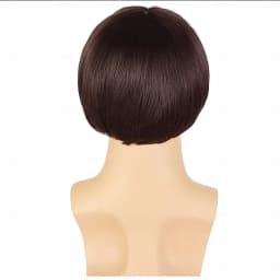 HAIRJOY Synthetic Hair Short Mushroom Wig for Men 60s Bowl Cut Wigs for Anime Movie Music Costume Halloween Cosplay Party