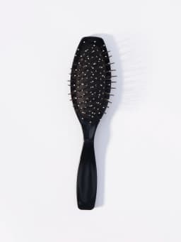 1pcs Wig Brush with Anti-Static Wire, Professional Stainless Steel Synthetic Hair Comb, Special for Real Hair Wigs