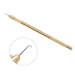 Lace Wig Ventilating Needles Brass Holder 4 Sizes Stainless Steel for Making/Repairing Lace Wigs