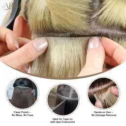 ARLANY Tape in Extensions Single Sided Tape Roll for Hair Extensions 3 Yards Replacement Hair System Tape Wig Tape Strong Hold