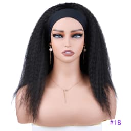 Short Kinky Straight Synthetic Wig High Puff Synthetic Hair Wig Afro Style Wig for Women Short Puffy Yaki Straight Synthetic Wig