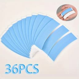 36pcs/lot Supertape Waterproof Hair Tape Double Side Adhesive Super Tape For Lace Wig Toupee Replacement Hairdresser Accessories