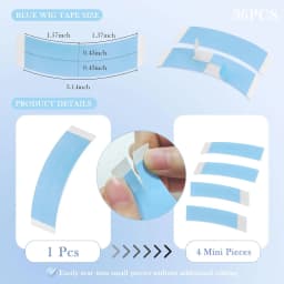 36pcs/lot Supertape Waterproof Hair Tape Double Side Adhesive Super Tape For Lace Wig Toupee Replacement Hairdresser Accessories