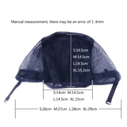 1 Pc Wig Cap for Making Wigs Adjustable Strap on Back Glueless Weaving Wig Caps Hair Net Hairnets