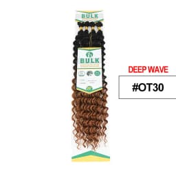 Julianna Bulk Synthetic Hair For Braiding Color 30 Blonde Deep Wave Bundles Boho Braids Synthetic Hair Extensions