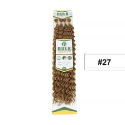 Julianna Bulk Synthetic Hair For Braiding Color 30 Blonde Deep Wave Bundles Boho Braids Synthetic Hair Extensions