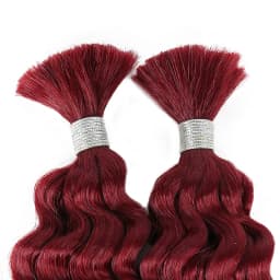Julianna Bulk Synthetic Hair For Braiding Color 30 Blonde Deep Wave Bundles Boho Braids Synthetic Hair Extensions