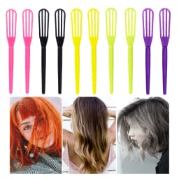10pcs Plastic Hair Dye Mixing Stick - Hair Dye Mixing Stick, Durable ABS Plastic Root Mixing Tool, Special for Real Hair Wigs