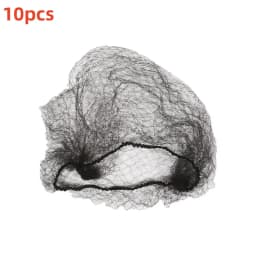 10Pcs/Lot Durable Nylon Hair Net For Bun Hair Hair style Tool Black Coffe Beige Brown White Gold Hair Net For Wigs Mesh